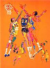 Leroy Neiman Basketball painting